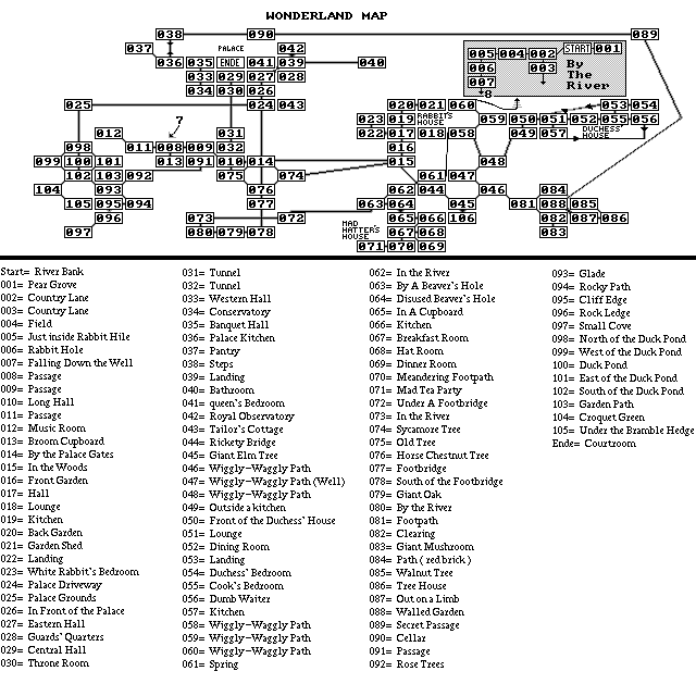 Map: Wonderland